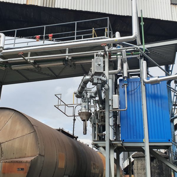 Modernizace plniciho ramene dehtu a benzolu