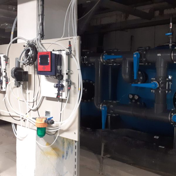 Technické zázemí koupaliště