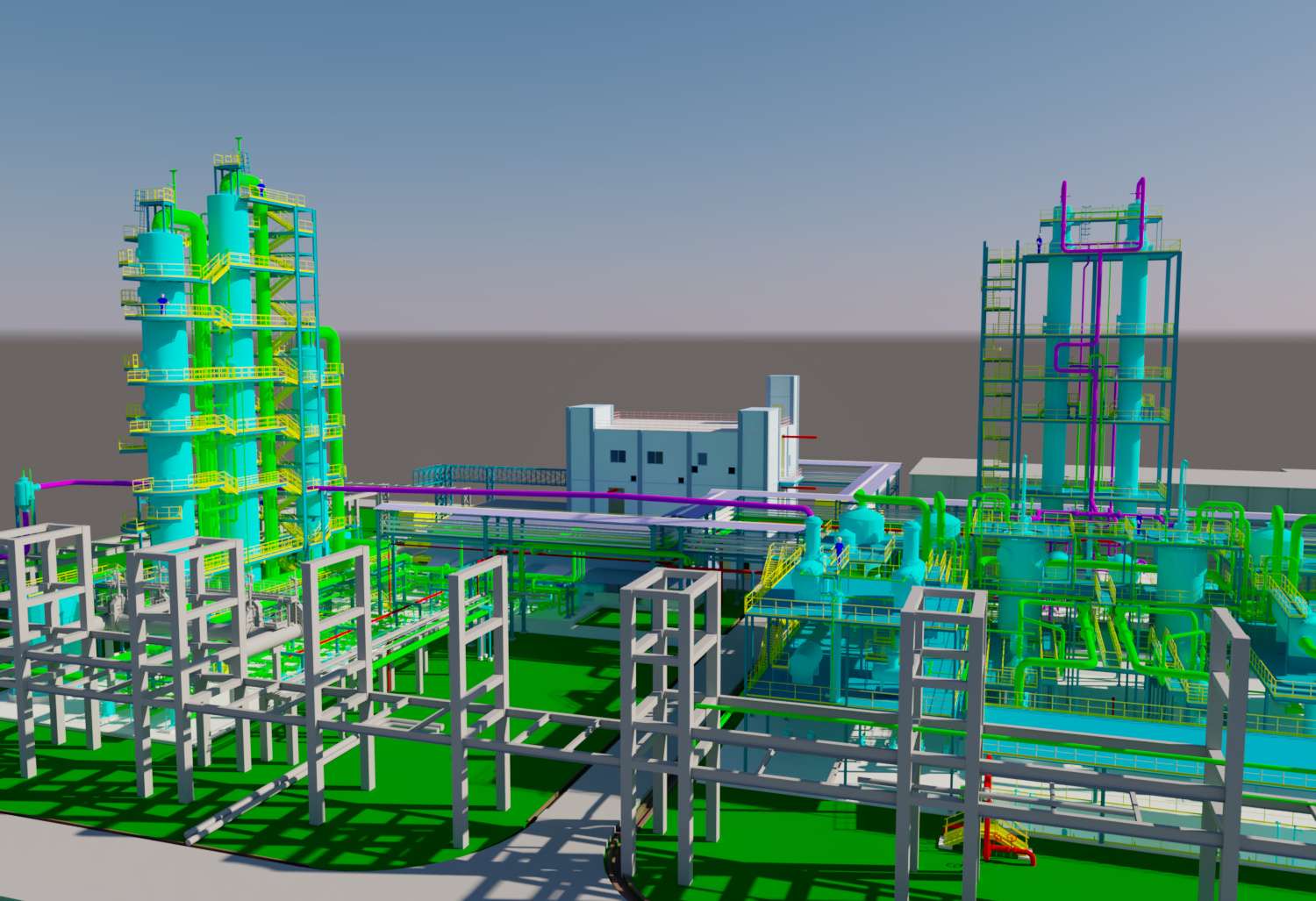 Společně s Hutni Projekt FM (India) Private Limited jsme dokončili detailní 3D model odsíření.